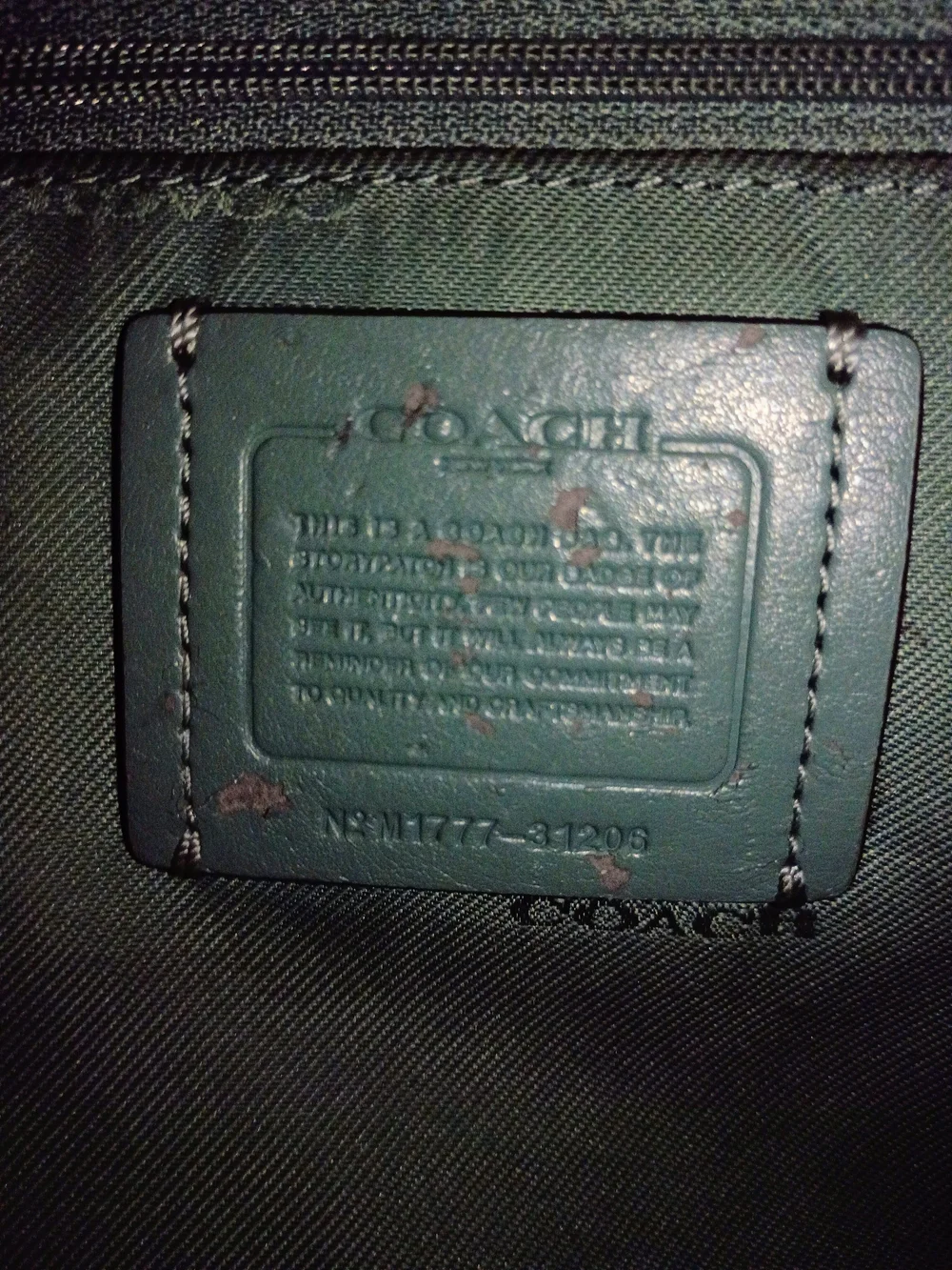 Coach tote bag